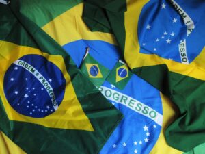 olympics in brazil, brazilian flag, green-blue-yellow, ordem e progresso, brazil, soccer fan item, decoration, national flag, flag, brazil flag, national colours, national colors