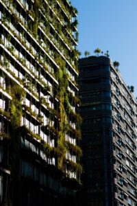 architecture, building, nature, skyscraper, plants, green, modern, hanging garden, garden