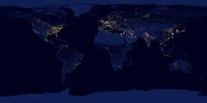 world, map, satellite image, world map, continents, satellite map, earth, night, dark